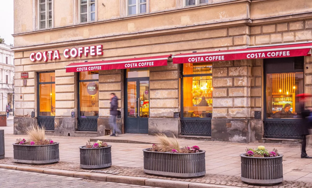 Costa Coffee w Warszawie (Lagardère Travel Retail)