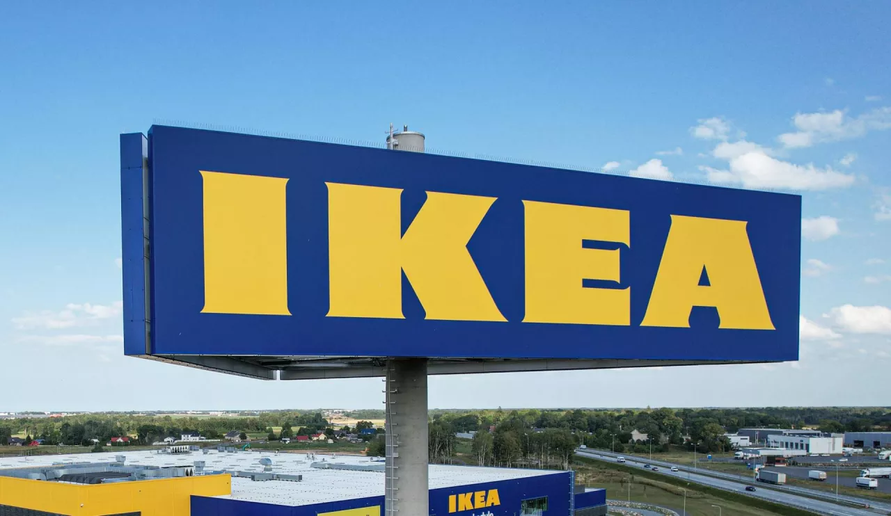 Logo sieci meblowej Ikea (Ikea)