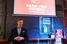 Marcin Łojewski, członek zarządu Kaufland Polska podczas prezentacji programu Kaufland Card (wiadomoscihandlowe.pl/MG)