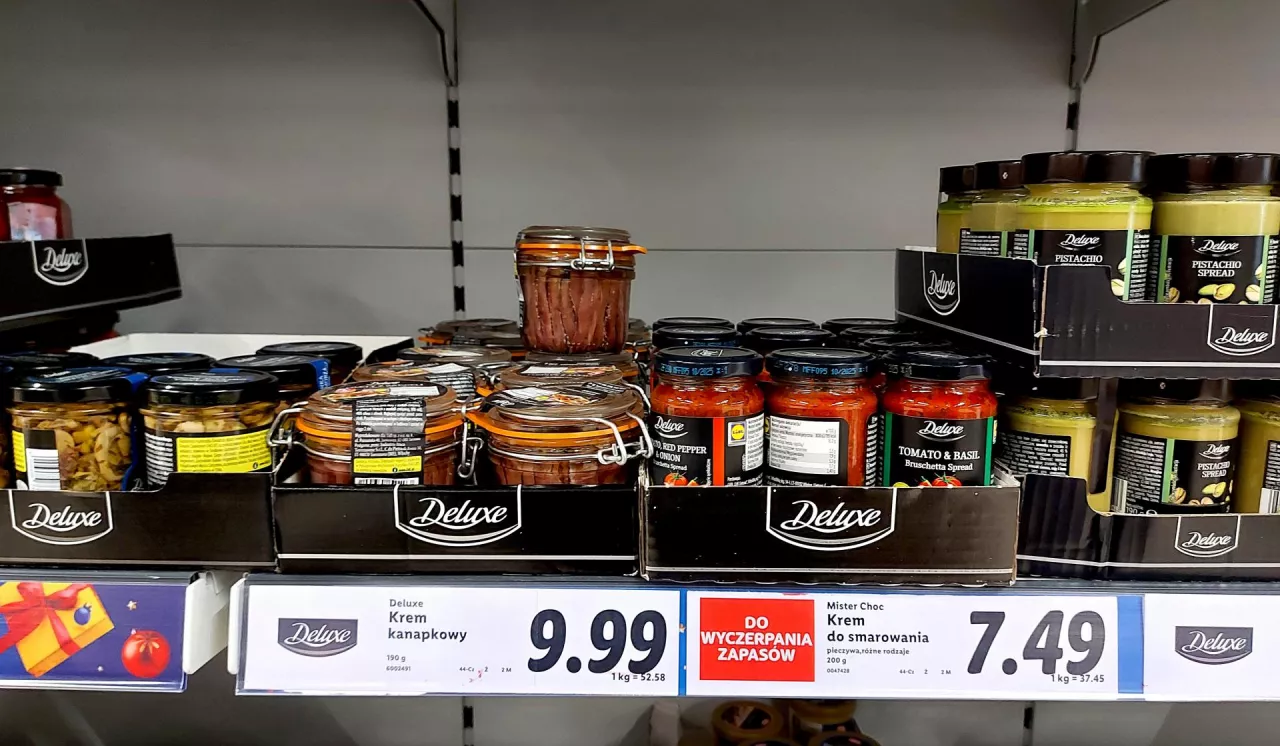 Deluxe, marka własna premium w sklepie Lidl, warzywa w słoikach (wiadomoscihandlowe.pl/MG)