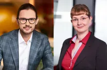 Od lewej: Wojciech Pastyrczyk i Katarzyna Grudzień, eksperci PwC Polska (fot. mat. pras.)