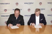 Robert Makłowicz i prezes Pamapolu Paweł Szataniak (fot. mat. prasowe)