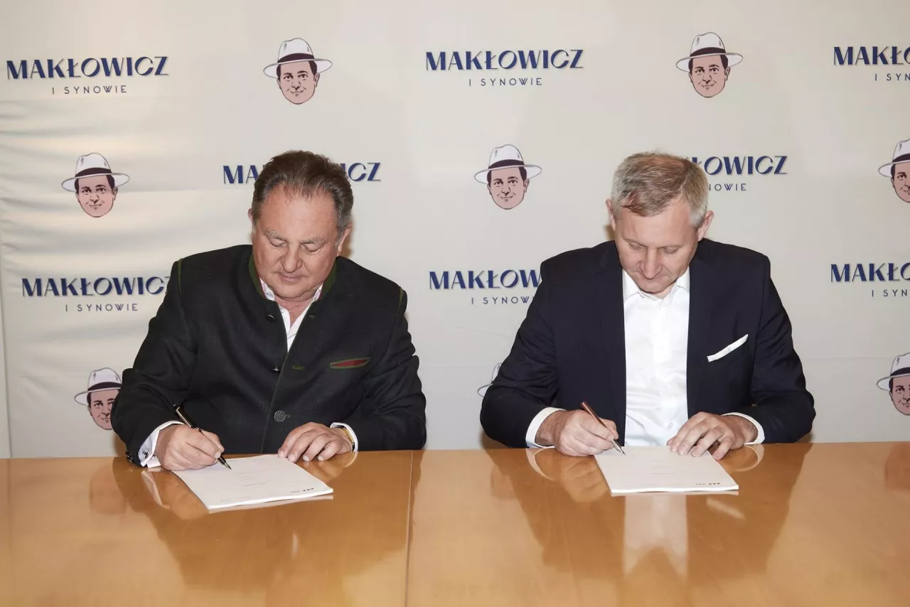 Robert Makłowicz i prezes Pamapolu Paweł Szataniak (fot. mat. prasowe)