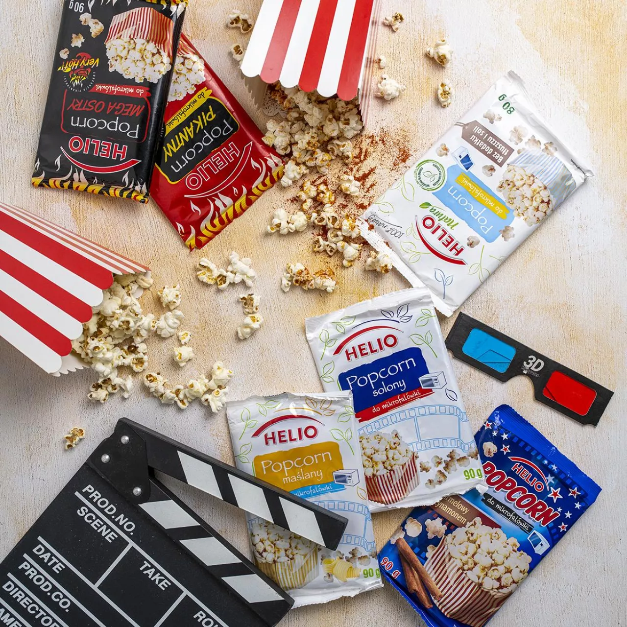 Popcorn HELIO Natura to jedyny produkt na rynku bez dodanego tłuszczu i soli oraz glutenu. (fot. materiał partnera)