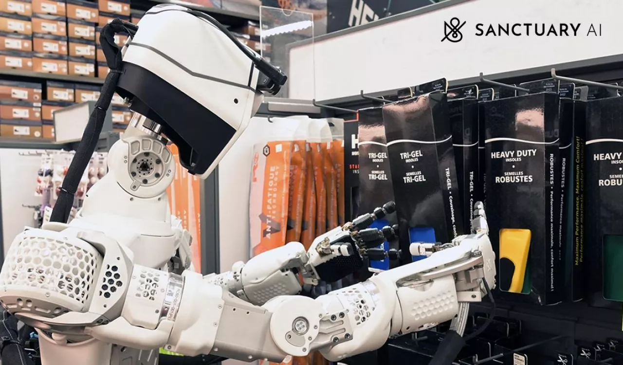 Robot Sanctuary AI w sklepie Mark‘s w Kanadzie (Sanctuary AI)