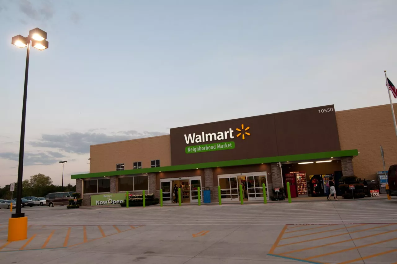 Supermarket Walmart w Jacksonville, USA (Walmart)