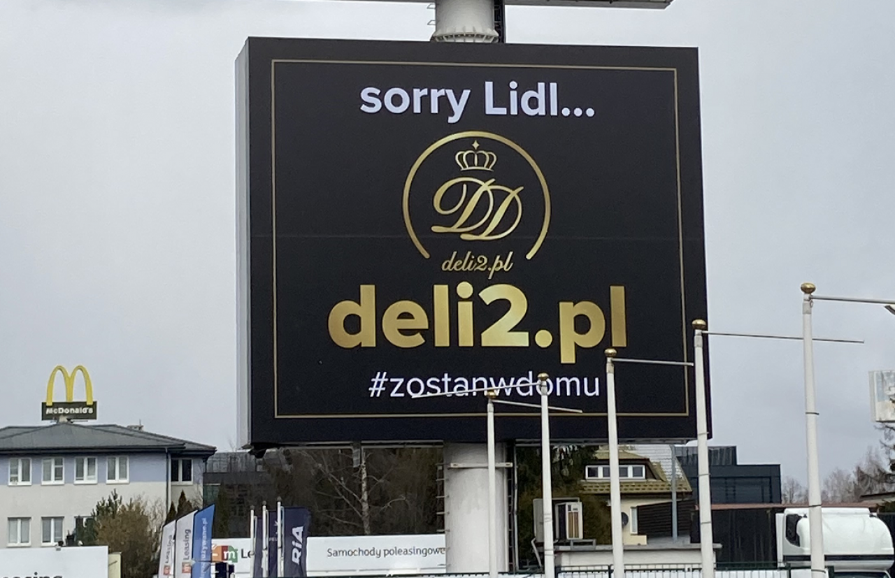 ”Sorry Lidl” - nowy banner Deli2.pl