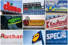 Największe firmy handlowe w Polsce to... (fot. wiadomoscihandlowe.pl/ŁR, KK; Shutterstock; Longfin Media/Shutterstock; OleksSH/Shutterstock; mat. prasowe)