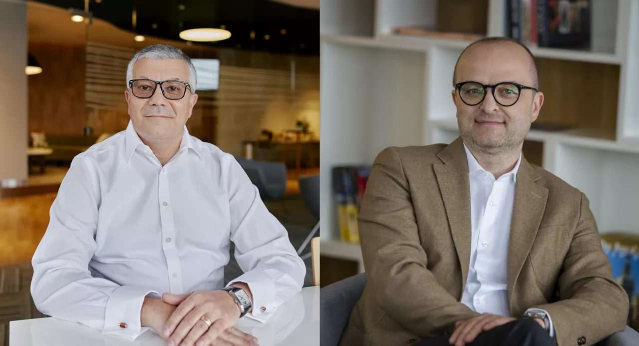 Tareck Ouaibi, CEO Carrefour Polska i Marek Lipka, członek zarządu, dyrektor handlowy i supply chain w Carrefour Polska (fot. mat. prasowe)