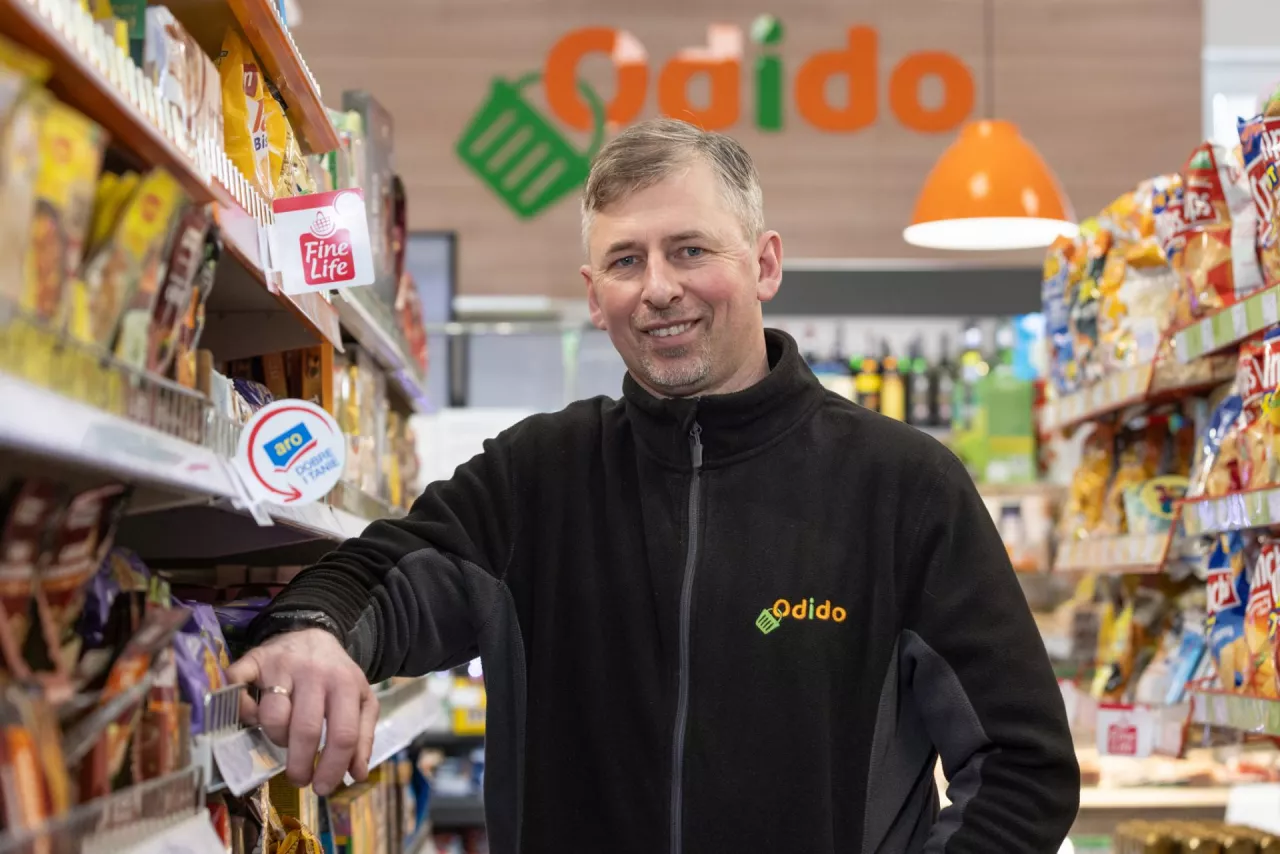 Sebastian Łukasik, właściciel sklepu ODIDO w Łącznej. (fot. materiał partnera)