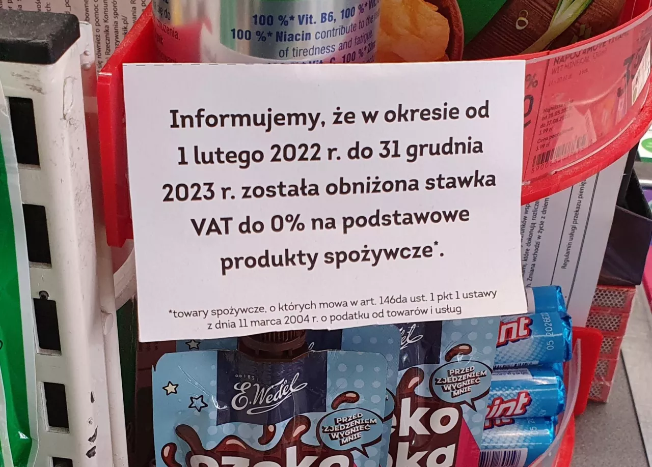 Obniżony VAT na żywność (fot. wiadomoscihandlowe.pl)