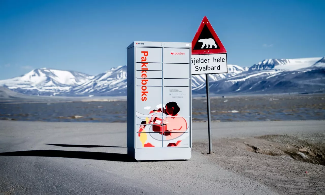 Automat paczkowy SwipBoxu na Svalbardzie (fot. mat. prasowe)