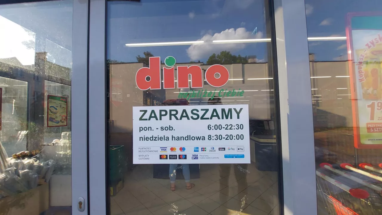 &lt;p&gt;Supermarket Dino w Łodzi&lt;/p&gt;