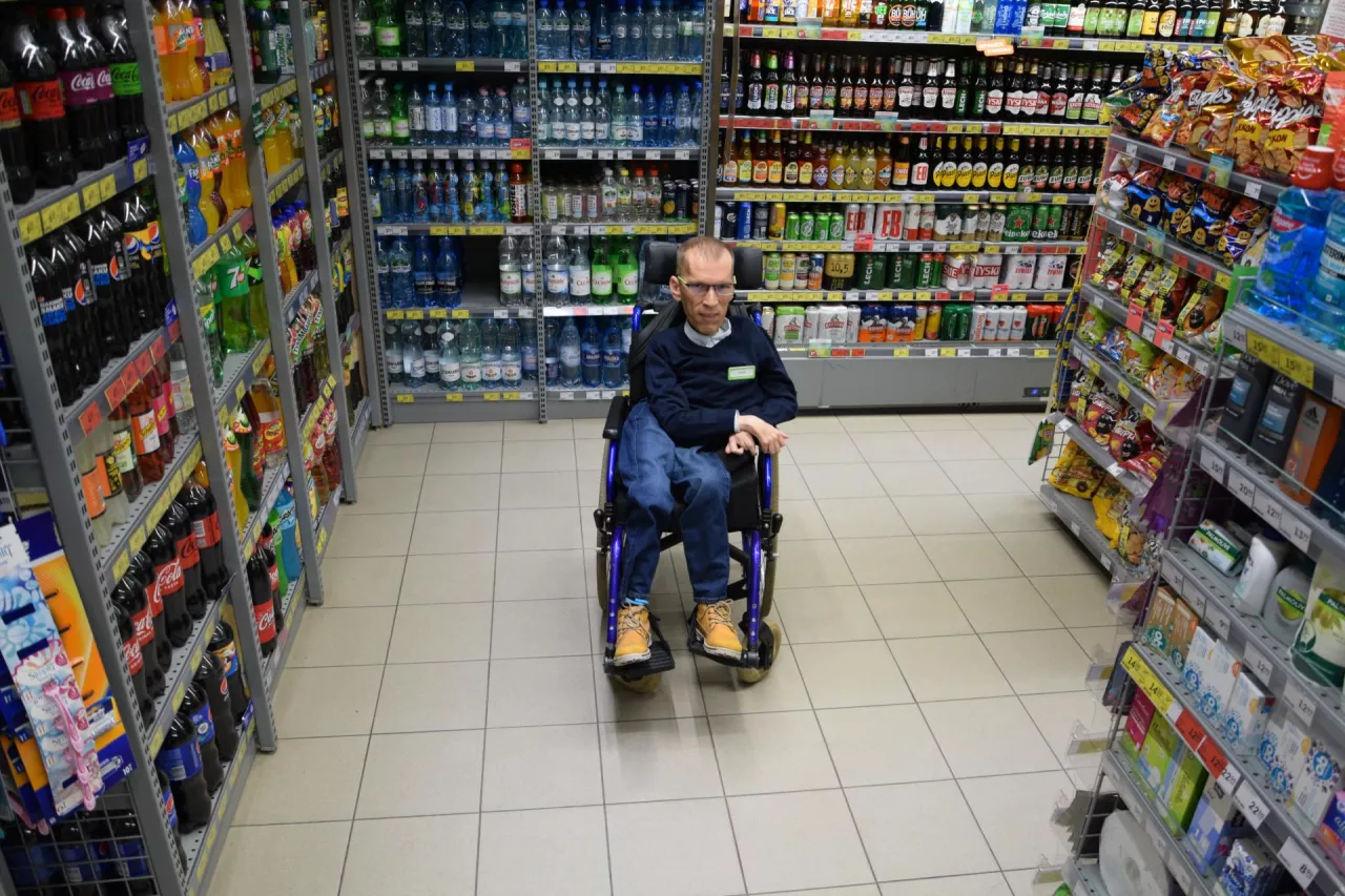 <p>Podjazd o który pan Paweł walczył przez dwa lata</p>