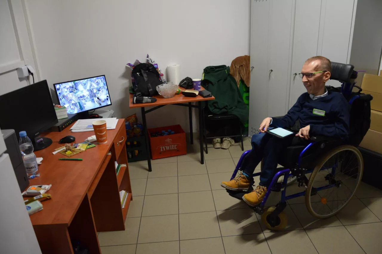 <p>Podjazd o który pan Paweł walczył przez dwa lata</p>