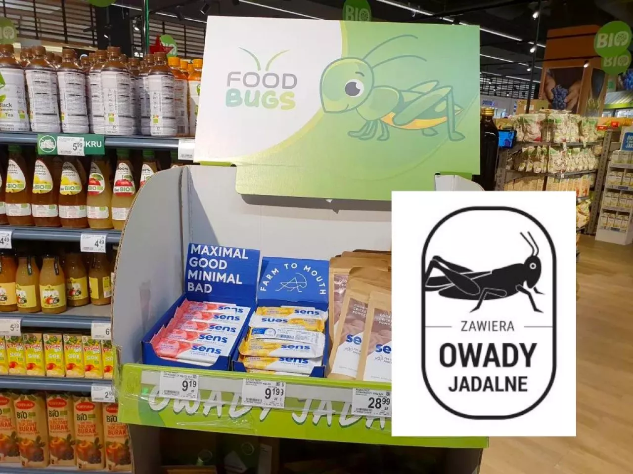 &lt;p&gt;Ministerstwo Rolnictwa chce oznaczenia produktów zawierających owady jadalne specjalnym znakiem graficznym (wiadomoscihandlowe.pl, MRiRW)&lt;/p&gt;