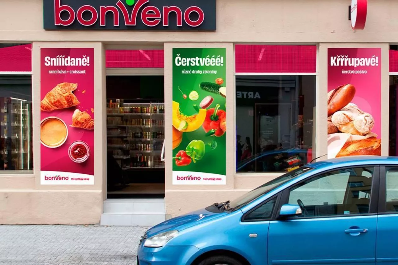 <p>Sklep Bonveno w Pradze</p>