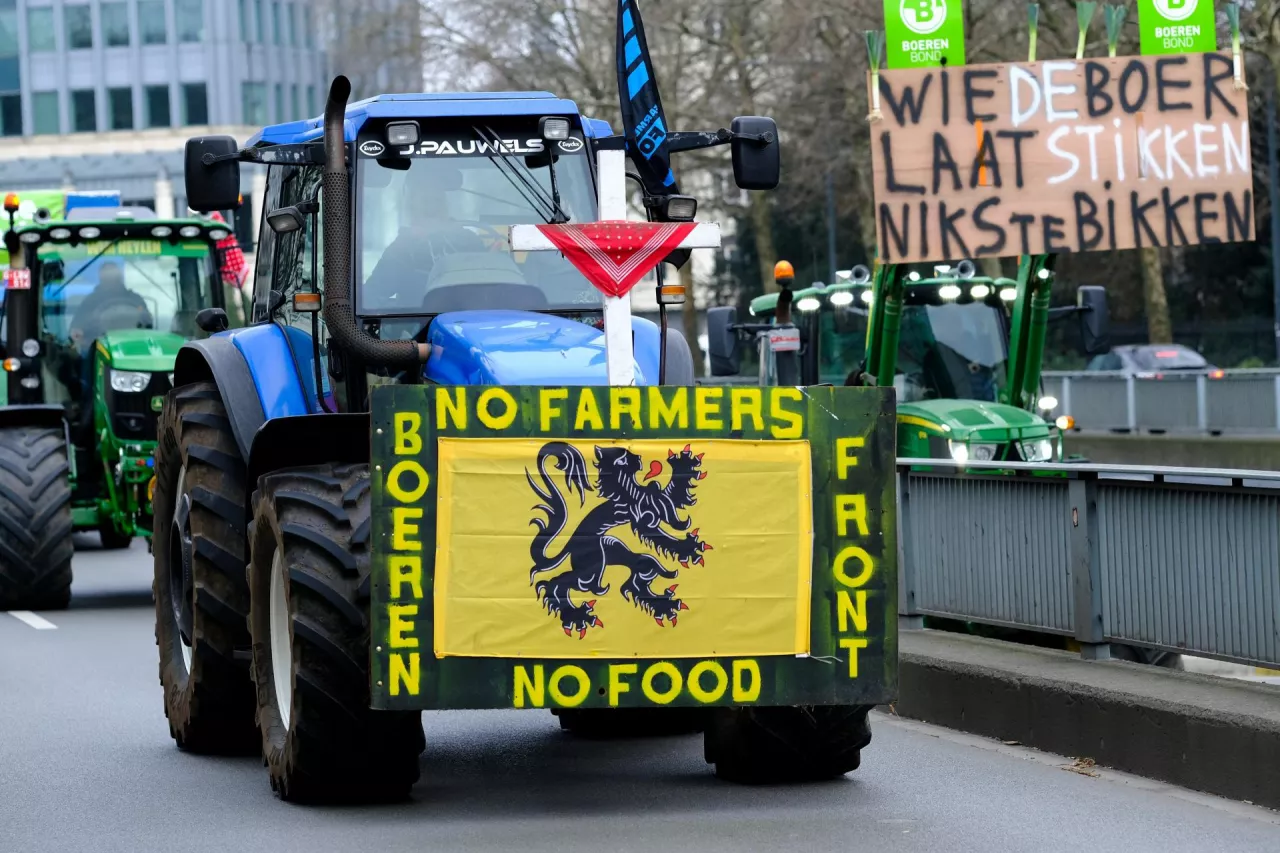 &lt;p&gt;Protestujący rolnicy m.in. w Belgii i we Francji blokują centra handlowe dużych sieci takich jak Lidl, Aldi czy Colryut (fot. Shutterstock)&lt;/p&gt;
