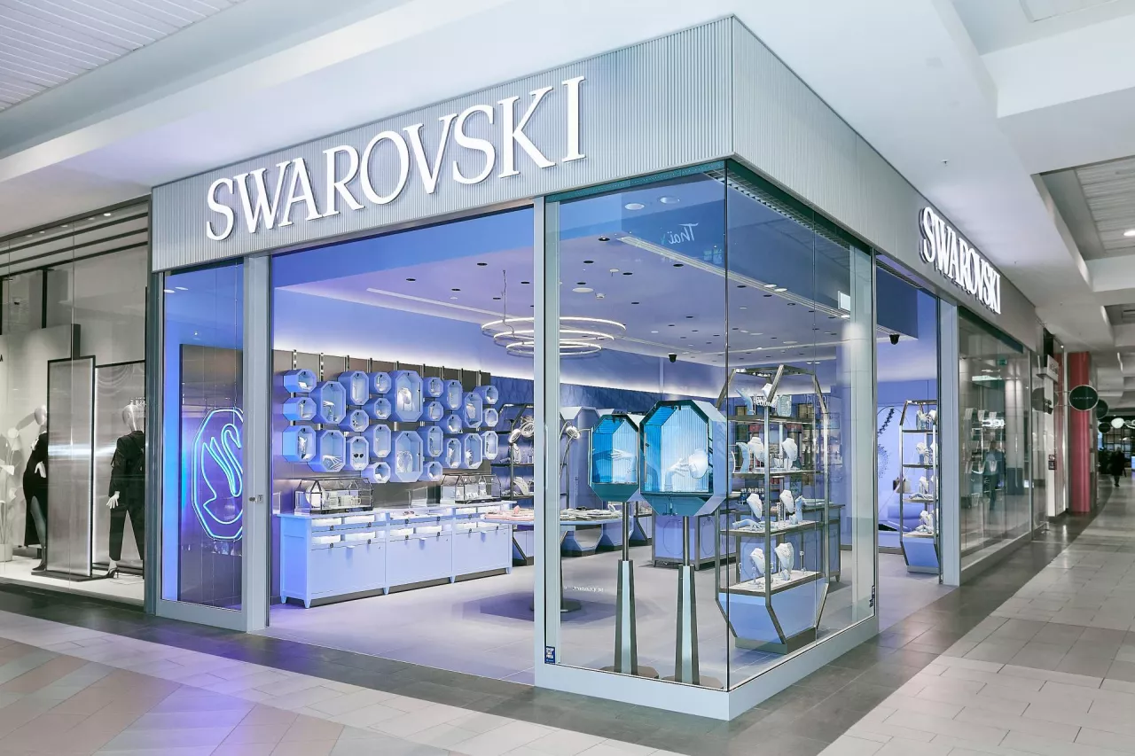 Salon marki Swarovski w galerii handlowej Westfield Mokotów (fot. mat. prasowe)