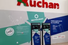 Recyklomat w Auchan w Łodzi