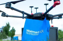 Walmart rozwija usługę dostarczania zakupów dronami (fot. Walmart)