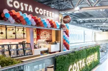 Nowa kawiarnia Costa Cofee na lotnisku w Modlinie (fot. Materiały Prasowe)