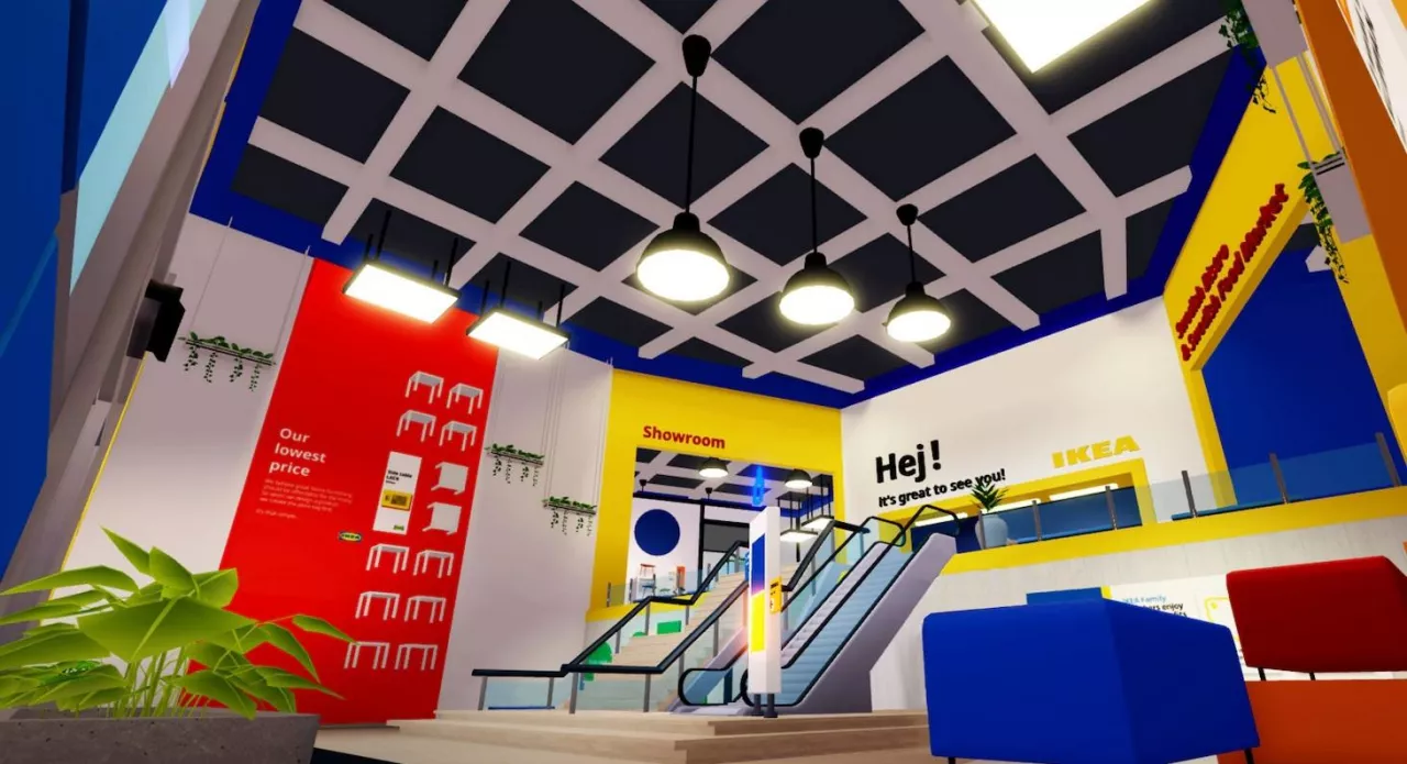 Tak będzie się prezentować sklep sieci Ikea na Robloxie (fot. mat. prasowe)