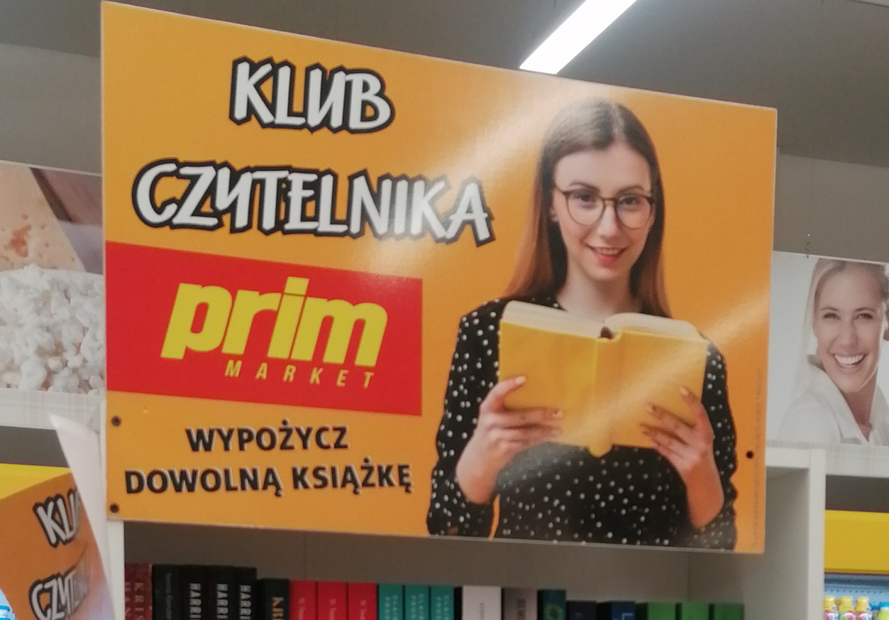 Klub czytelnika w sklepie sieci Prim Market (fot. od Czytelnika)