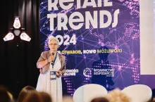 Agnieszka Górnicka, prezes Inquiry podczas kongresu Retail Trends 2024 (fot. Wiadomości Handlowe)
