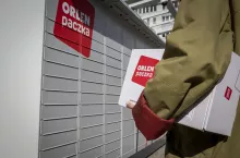 2021.09.22 Warszawa N/z Pierwszy automat ”ORLEN PACZKA” na stacji pkn orlen w Warszawie przy ulicy Solidarności. fot Miłosz Poloch/PKN ORLEN