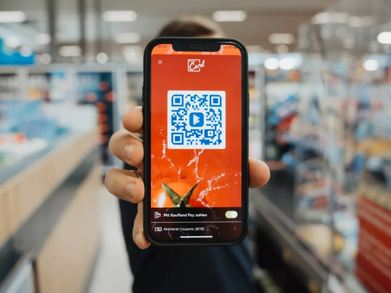 Kaufland wprowadził opcję płatności w aplikacji mobilnej Kaufland Card (fot. Kaufland)