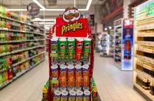 Chipsy Pringles w supermarkecie