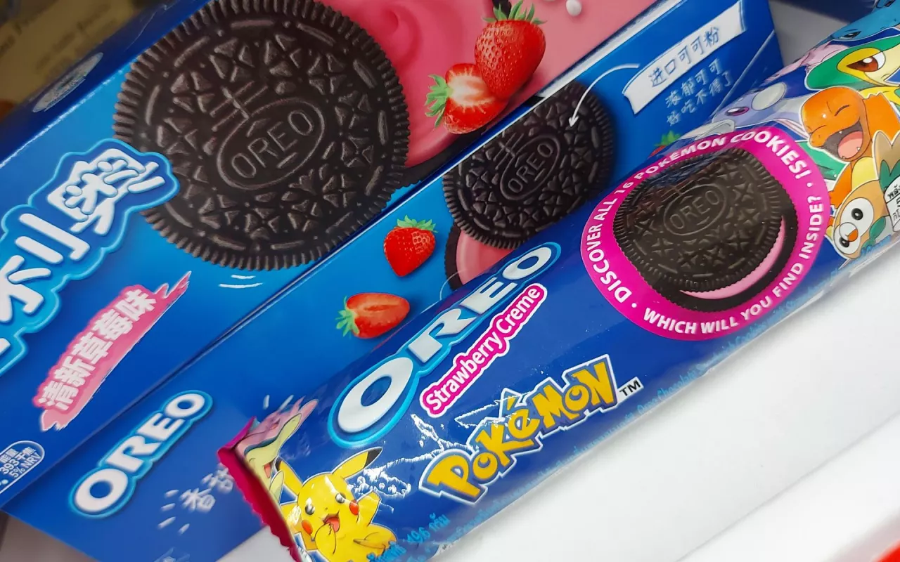 Pokemonowe ciasteczka Oreo w sklepie Aldi w Polsce