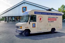 Food trucki Aldi Süd obecnie podróżują po czterech niemieckich miastach, oferując kebaby przygotowywane z produktów sygnowanych markami własnymi dyskontera (fot. Sebastian Rennack)