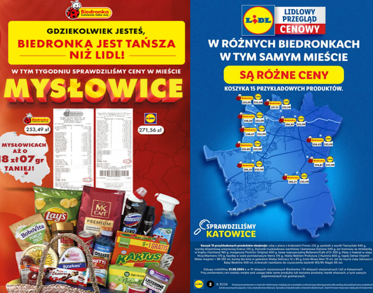 Gazetki Lidla i Biedronki (fot. Lidl, Biedronka)