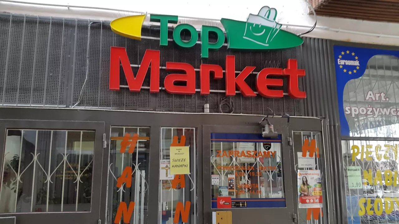 Na zdj. sklep sieci Top Market (fot. wiadomoscihandlowe.pl)