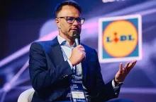 Włodzimierz Wlaźlak, prezes Lidl Polska, podczas kongresu Retail Trends 2024 (fot. wiadomoscihandlowe.pl)