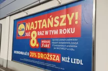 Lidl wykorzystuje do komunikowania tego, że jest najtańszą siecią w Polsce już nie tylko badanie ”Faktu”, ale również ASM (fot. wiadomoscihandlowe.pl)