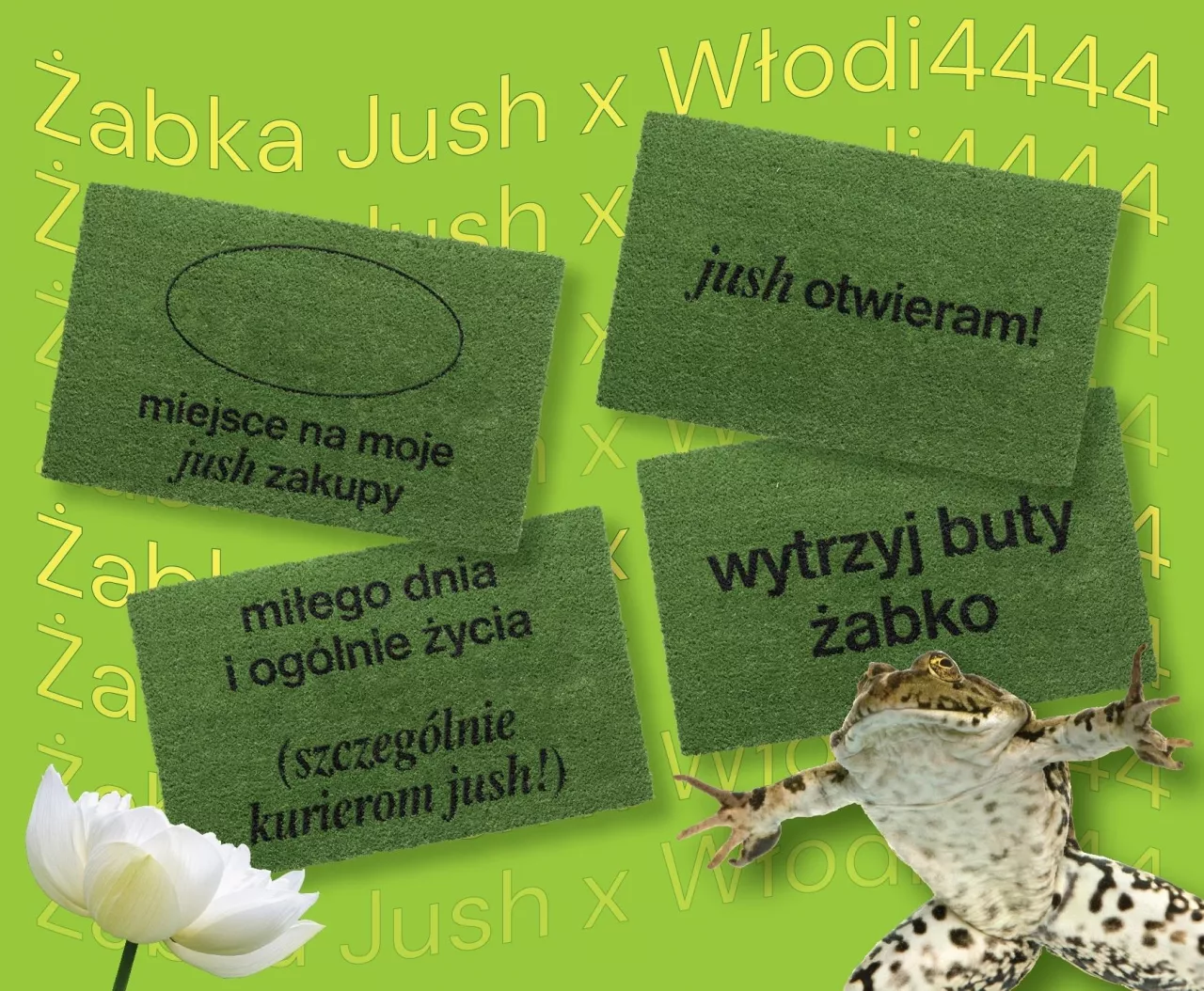 Wycieraczki z akcji reklamowa Żabka Jush z wlodim4444 (fot. materiały prasowe)