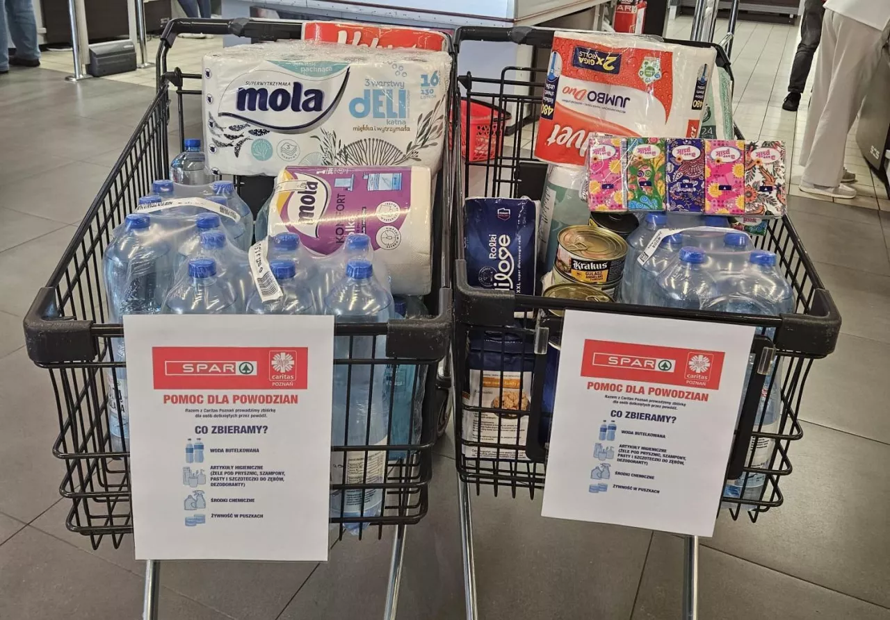 <p>Zbiórka w sklepie SPAR (mat. prasowe)</p>