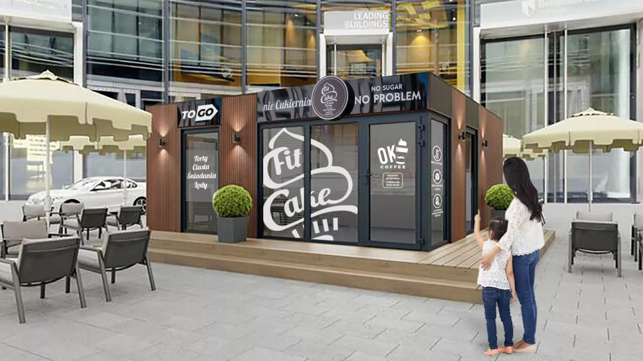 <p>Wizualizacja konceptu Fit Cake To Go (mat. prasowe)</p>