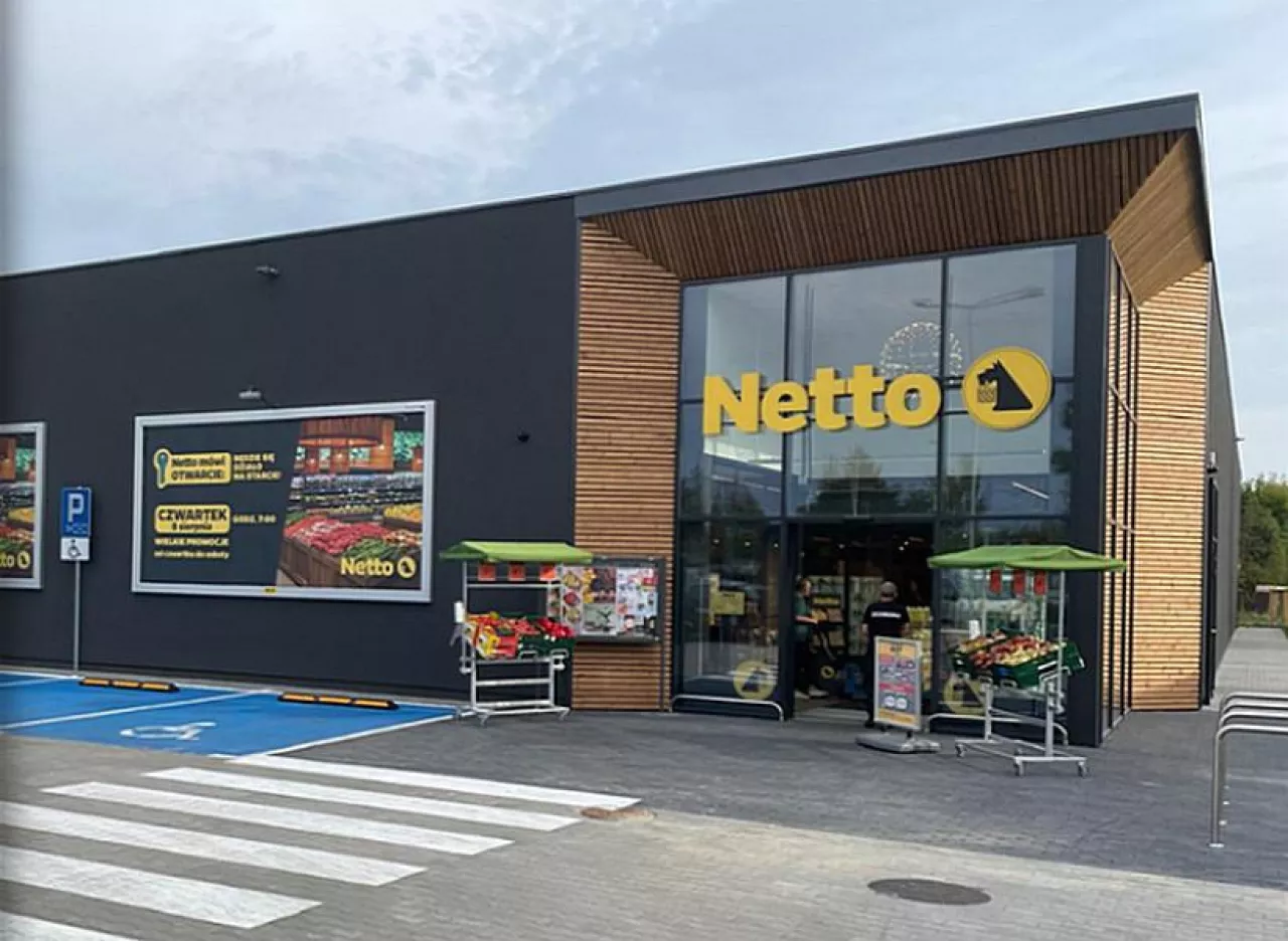Na zdj. sklep sieci Netto (źródło: mat. prasowe Netto Polska)