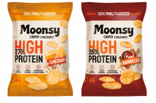 Linia Moonsy chipsy z soczewicy High Protein: BBQ, Cheddar ze srebrną Perłą Rynku FMCG 2024!