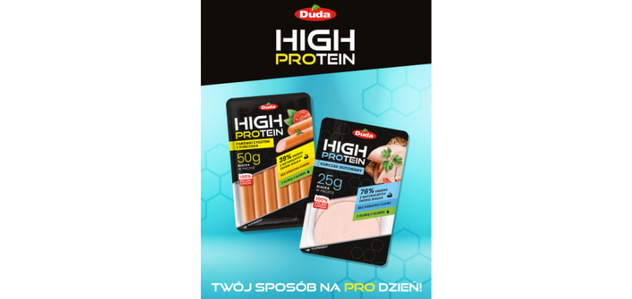 Wyroby linii Duda High Protein z kolejnym rynkowym wyróżnieniem!