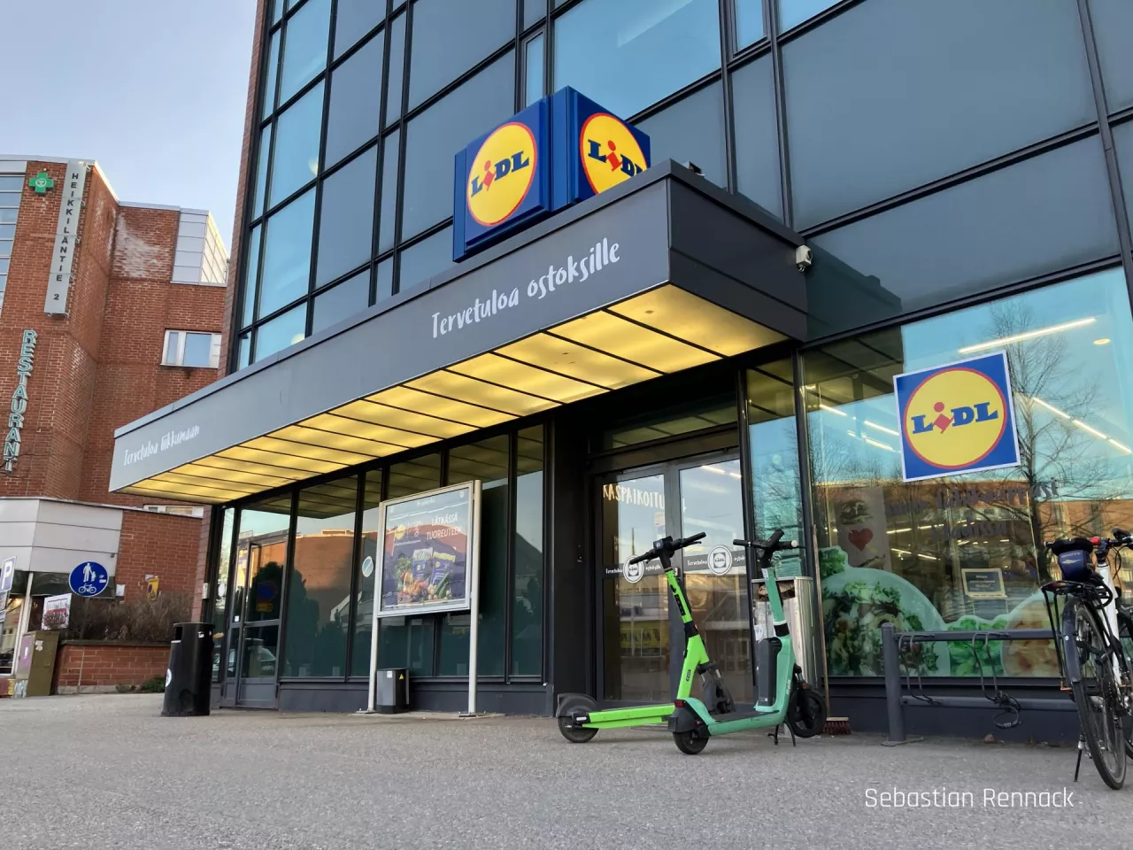 Lidl w Finlandii (fot. Sebastian Rennack)