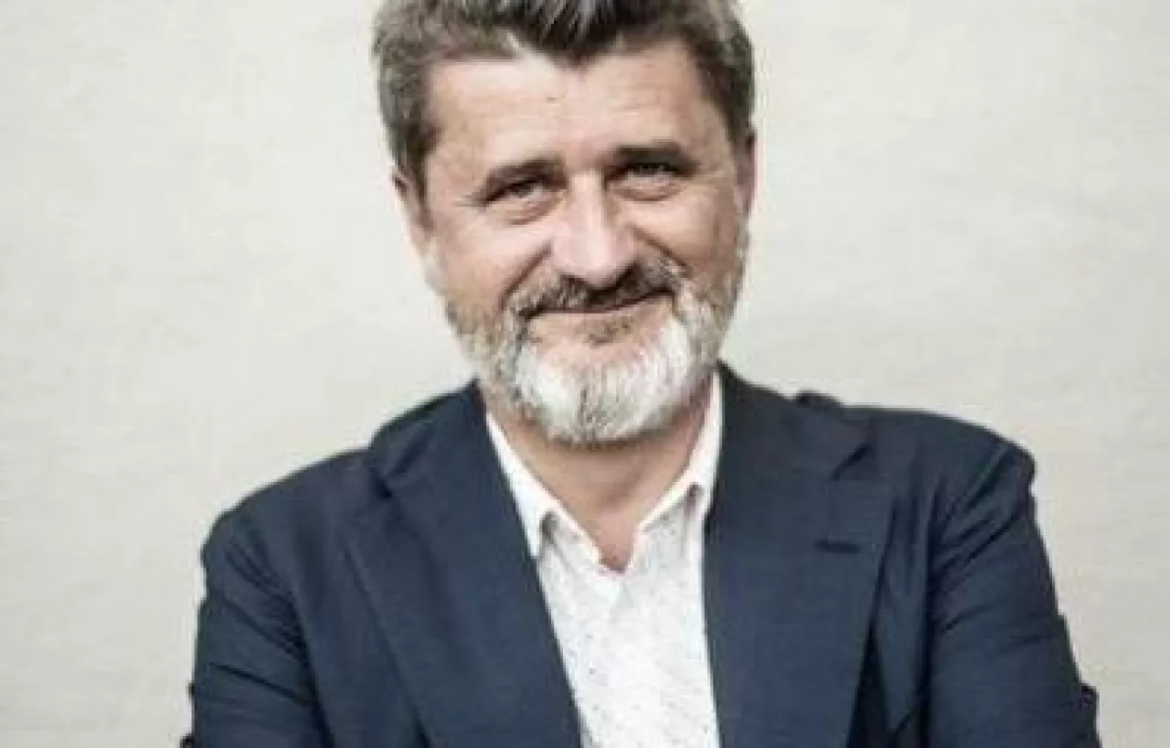 Janusz Palikot, właścicel Manufaktury Piwa Wina i Wódki, Tenczyńskiej Okovity, Tenczynek Bezalkoholowe (fot.Twitter)