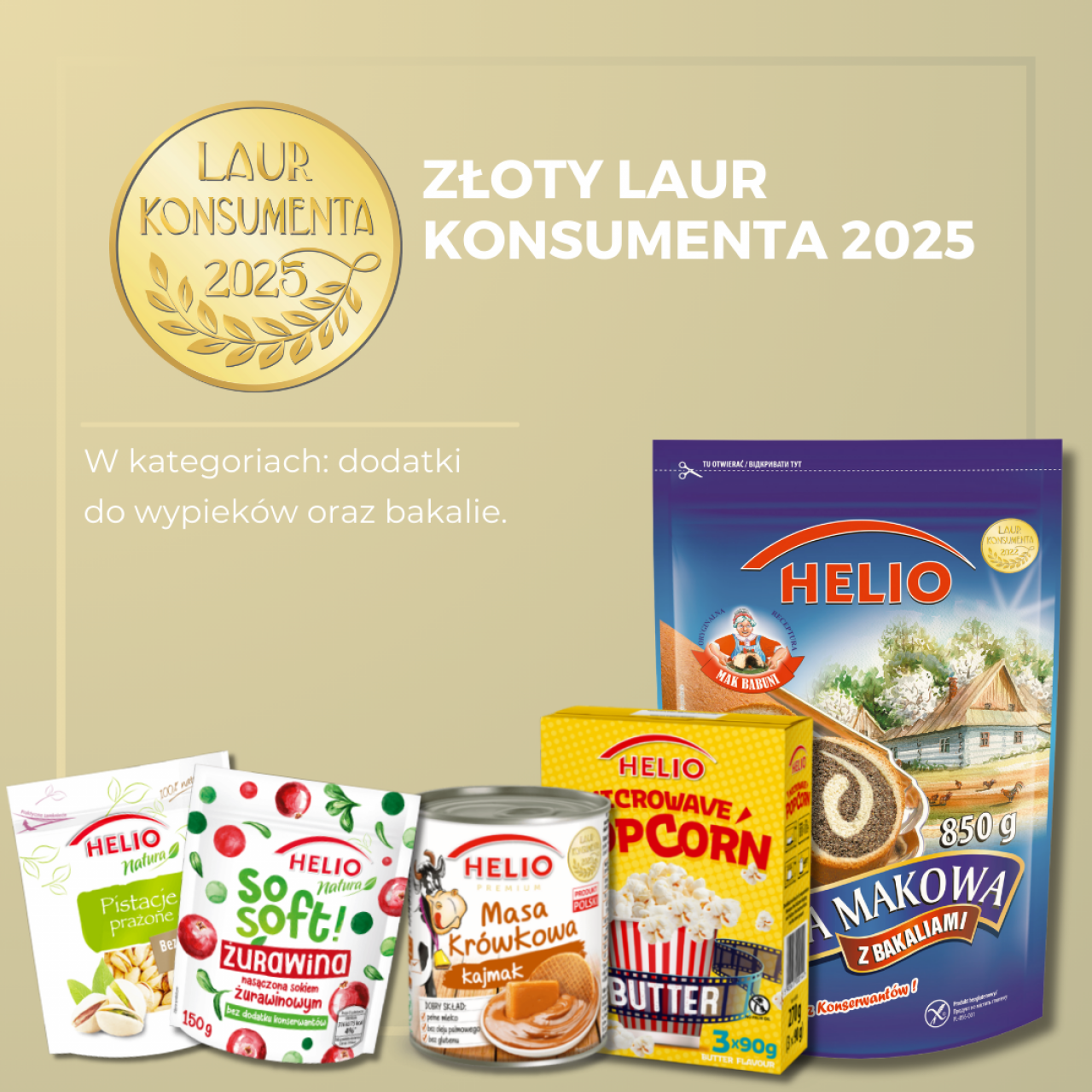 HELIO zdobywa Złote Laury Konsumenta 2025!