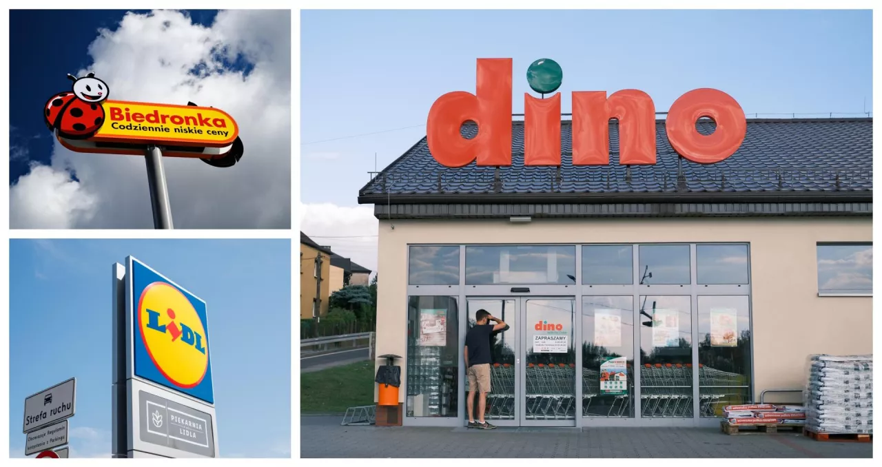 Biedronka, LIdl. Dino - zestawienie