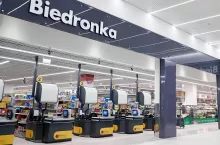 Biedronka w warszawskiej Galerii Młociny. Tu też pojawią się za moment elektroniczne cenówki (fot. Jeronimo Martins Polska)