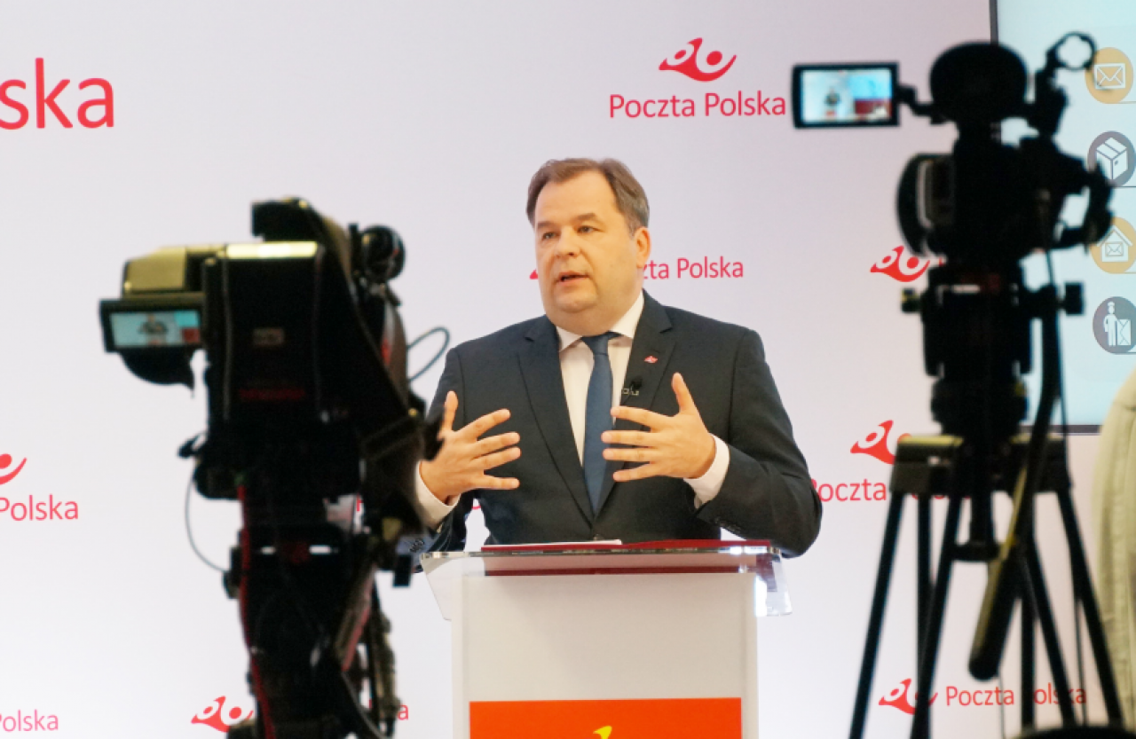 Sebastian Mikosz, prezes Poczty Polskiej (fot. Poczta Polska)